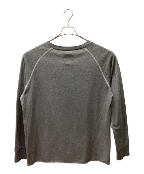 DROPDEAD（ドロップデッド）DROPDEAD (ドロップデッド) 長袖Tシャツ グレー サイズ:Lの古着・服飾アイテム