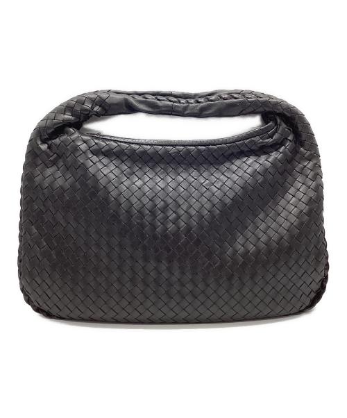 BOTTEGA VENETA（ボッテガベネタ）BOTTEGA VENETA (ボッテガベネタ) イントレチャートハンドバッグ ブラックの古着・服飾アイテム