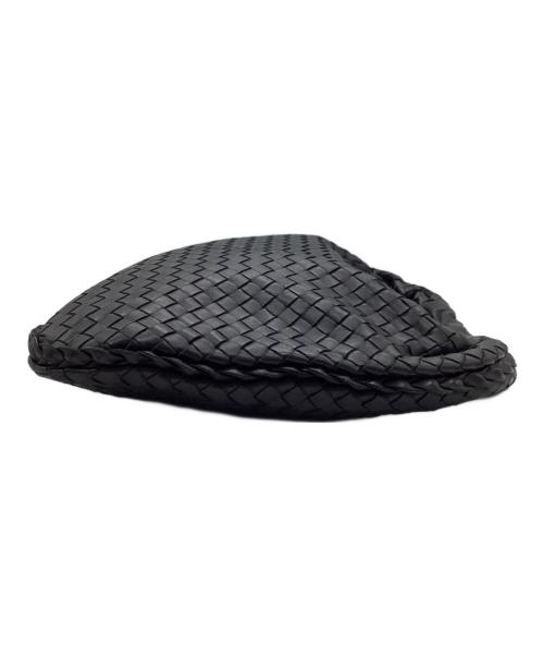 BOTTEGA VENETA（ボッテガベネタ）BOTTEGA VENETA (ボッテガベネタ) イントレチャートハンドバッグ ブラックの古着・服飾アイテム