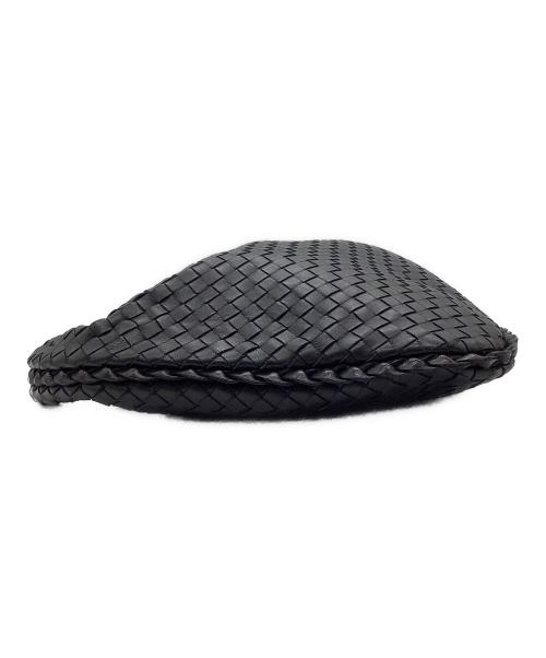 BOTTEGA VENETA（ボッテガベネタ）BOTTEGA VENETA (ボッテガベネタ) イントレチャートハンドバッグ ブラックの古着・服飾アイテム