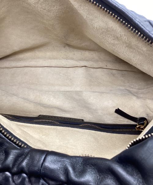 BOTTEGA VENETA（ボッテガベネタ）BOTTEGA VENETA (ボッテガベネタ) イントレチャートハンドバッグ ブラックの古着・服飾アイテム