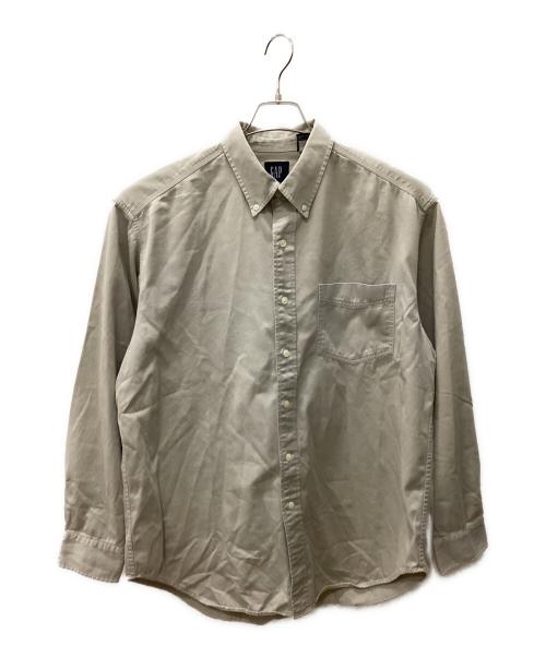 OLD GAP（オールドギャップ）OLD GAP (オールドギャップ) OLD GAP 長袖シャツ ベージュ サイズ:Lの古着・服飾アイテム