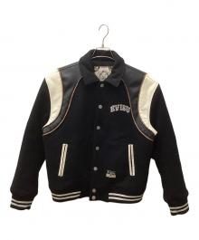 EVISU（エヴィス）の古着「ベースボールジャケット」｜ブラック