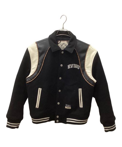 EVISU（エヴィス）EVISU (エヴィス) ベースボールジャケット ブラック サイズ:Sの古着・服飾アイテム