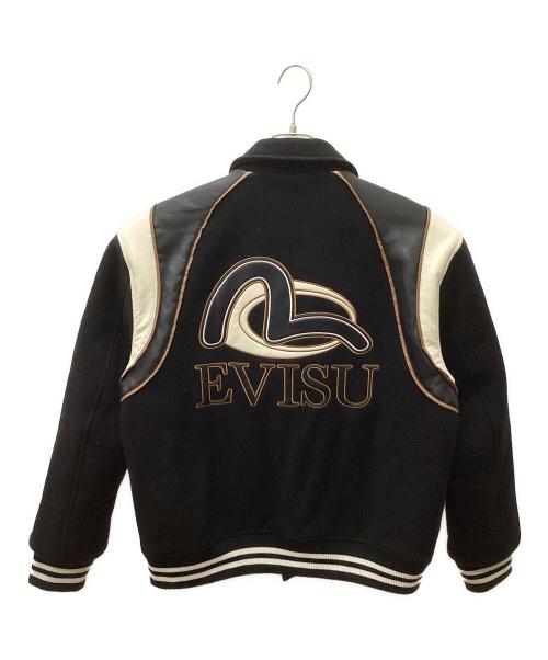 EVISU（エヴィス）EVISU (エヴィス) ベースボールジャケット ブラック サイズ:Sの古着・服飾アイテム