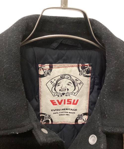 EVISU（エヴィス）EVISU (エヴィス) ベースボールジャケット ブラック サイズ:Sの古着・服飾アイテム