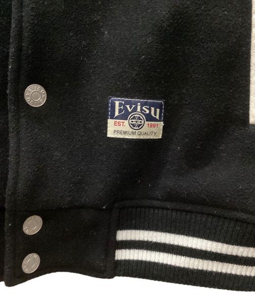 EVISU（エヴィス）EVISU (エヴィス) ベースボールジャケット ブラック サイズ:Sの古着・服飾アイテム