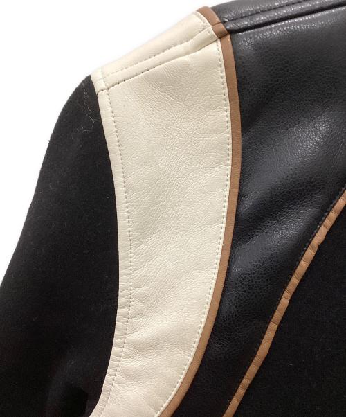 EVISU（エヴィス）EVISU (エヴィス) ベースボールジャケット ブラック サイズ:Sの古着・服飾アイテム