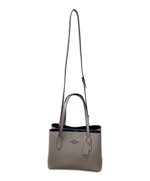 COACH（コーチ）COACH (コーチ) 2WAYショルダーバッグ グレーの古着・服飾アイテム