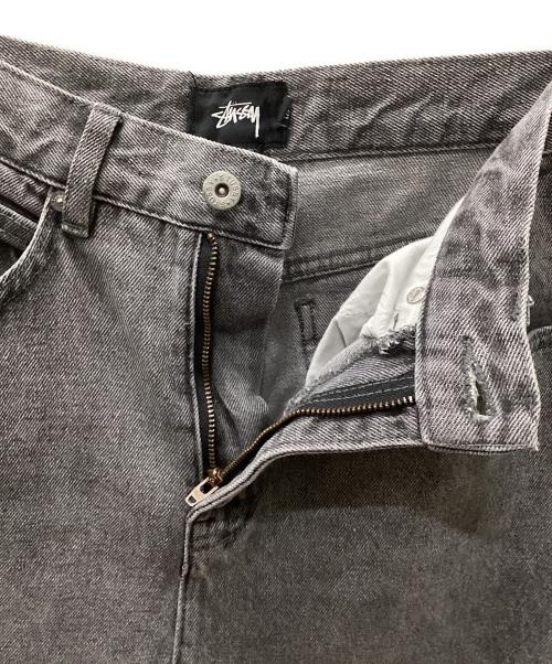 stussy（ステューシー）stussy (ステューシー) ダブルニーデニムパンツ グレー サイズ:Sの古着・服飾アイテム