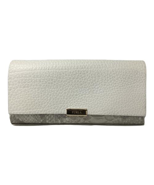 FURLA（フルラ）FURLA (フルラ) 長財布 ホワイトの古着・服飾アイテム