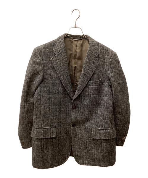 Harris Tweed（ハリスツイード）Harris Tweed (ハリスツイード) テーラードジャケット グレー サイズ:A6の古着・服飾アイテム