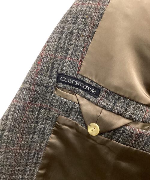 Harris Tweed（ハリスツイード）Harris Tweed (ハリスツイード) テーラードジャケット グレー サイズ:A6の古着・服飾アイテム