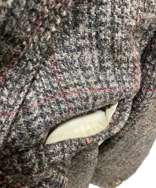 Harris Tweed（ハリスツイード）Harris Tweed (ハリスツイード) テーラードジャケット グレー サイズ:A6の古着・服飾アイテム