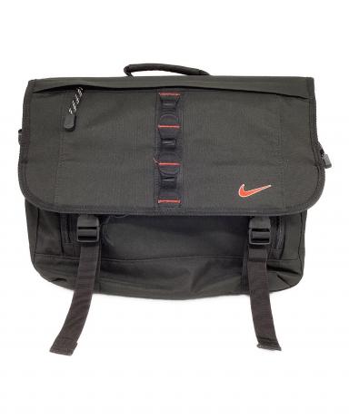 old nike ナイキ メッセンジャーバッグ 黒ブラック y2k 古着 中古・古着通販】NIKE (ナイキ) 00'sメッセンジャーバッグ ブラック