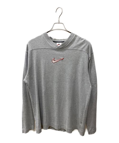 NIKE（ナイキ）NIKE (ナイキ) 長袖カットソー グレー サイズ:XLの古着・服飾アイテム
