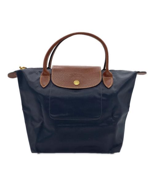 LONGCHAMP（ロンシャン）LONGCHAMP (ロンシャン) ハンドバッグ ネイビーの古着・服飾アイテム