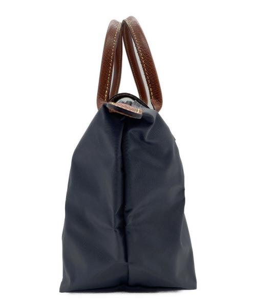 LONGCHAMP（ロンシャン）LONGCHAMP (ロンシャン) ハンドバッグ ネイビーの古着・服飾アイテム