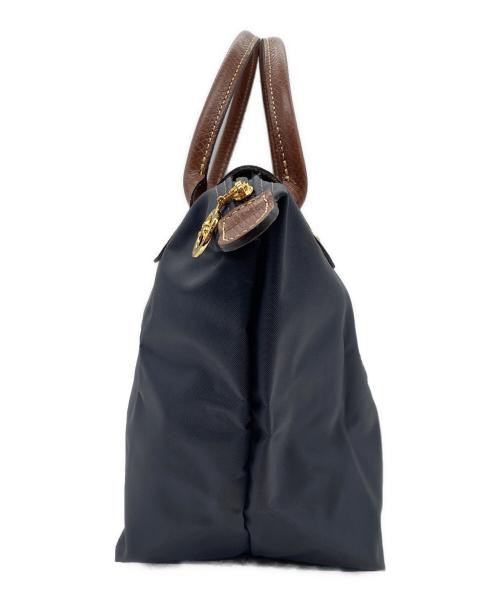 LONGCHAMP（ロンシャン）LONGCHAMP (ロンシャン) ハンドバッグ ネイビーの古着・服飾アイテム