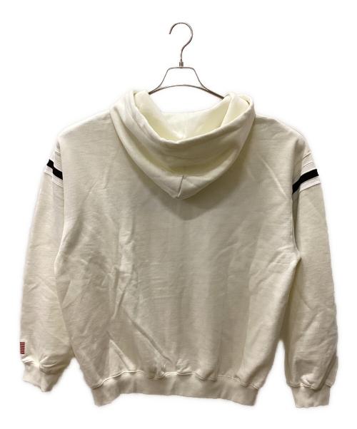 X-LARGE（エクストララージ）X-LARGE (エクストララージ) LINE ZIP UP HOODED SWEATSHIRT ホワイト サイズ:XLの古着・服飾アイテム