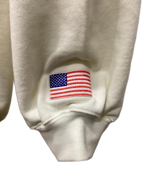 X-LARGE（エクストララージ）X-LARGE (エクストララージ) LINE ZIP UP HOODED SWEATSHIRT ホワイト サイズ:XLの古着・服飾アイテム