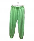 WIND AND SEAウィンダンシー）の古着「SEA(pigment-dye)SWEAT PANTS」｜グリーン