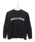SEDAN ALL-PURPOSEセダンオールパーパス）の古着「長袖カットソー」｜ブラック
