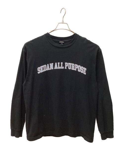 SEDAN ALL-PURPOSE（セダンオールパーパス）SEDAN ALL-PURPOSE (セダンオールパーパス) 長袖カットソー ブラック サイズ:Lの古着・服飾アイテム