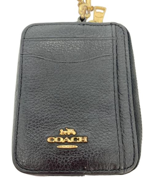 COACH（コーチ）COACH (コーチ) ジップカードケース ブラックの古着・服飾アイテム