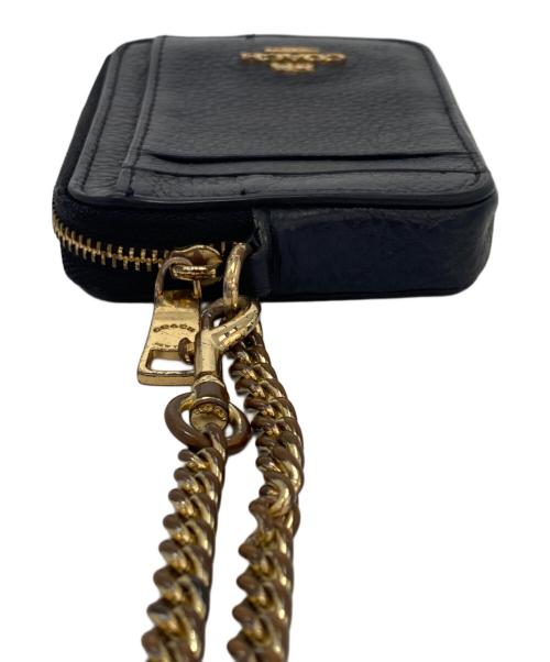 COACH（コーチ）COACH (コーチ) ジップカードケース ブラックの古着・服飾アイテム