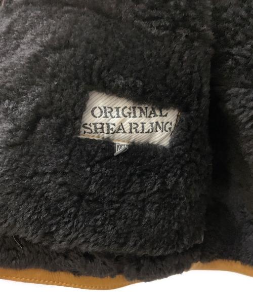 ORIGINAL SHEARLING（オリジナルシアリング）ORIGINAL SHEARLING (オリジナルシアリング) ムートンジャケット ブラウン サイズ:42の古着・服飾アイテム