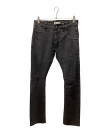 PIERRE BALMAIN（ピエール バルマン）の古着「デニムパンツ」｜ブラック