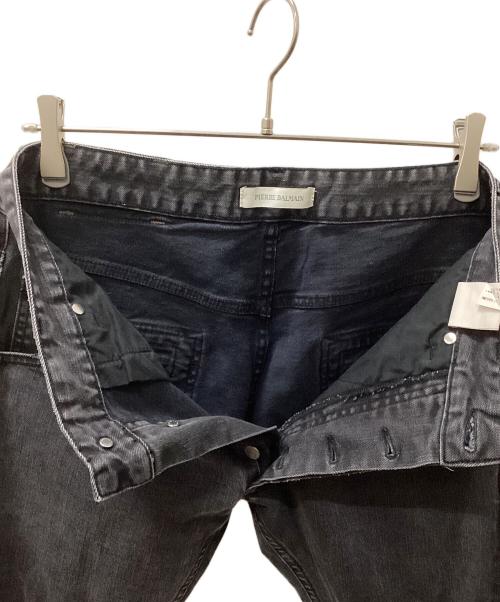 PIERRE BALMAIN（ピエール バルマン）PIERRE BALMAIN (ピエール バルマン) デニムパンツ ブラック サイズ:29の古着・服飾アイテム