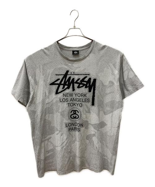 stussy（ステューシー）stussy (ステューシー) 半袖カットソー グレー サイズ:XXLの古着・服飾アイテム