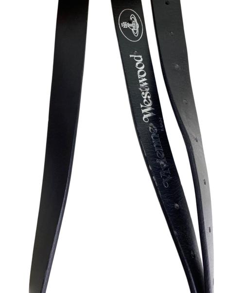 Vivienne Westwood man（ヴィヴィアン ウェストウッド マン）Vivienne Westwood man (ヴィヴィアン ウェストウッド マン) レザーベルト ブラックの古着・服飾アイテム