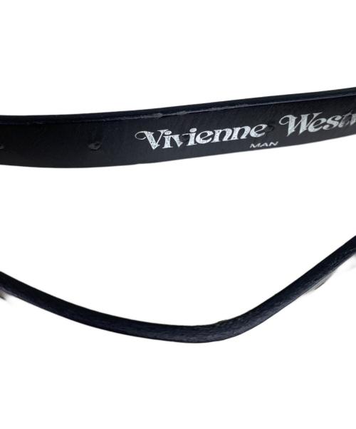 Vivienne Westwood man（ヴィヴィアン ウェストウッド マン）Vivienne Westwood man (ヴィヴィアン ウェストウッド マン) レザーベルト ブラックの古着・服飾アイテム