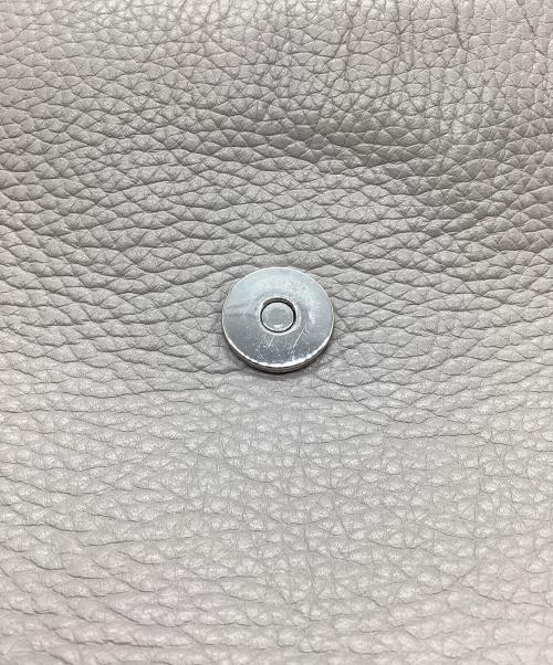 MICHAEL KORS（マイケルコース）MICHAEL KORS (マイケル・コース) レザーショルダーバッグ グレーの古着・服飾アイテム