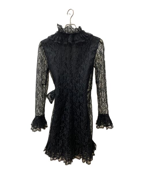 ANNA SUI（アナスイ）ANNA SUI (アナスイ) 薄手カーディガン ブラック サイズ:XLの古着・服飾アイテム