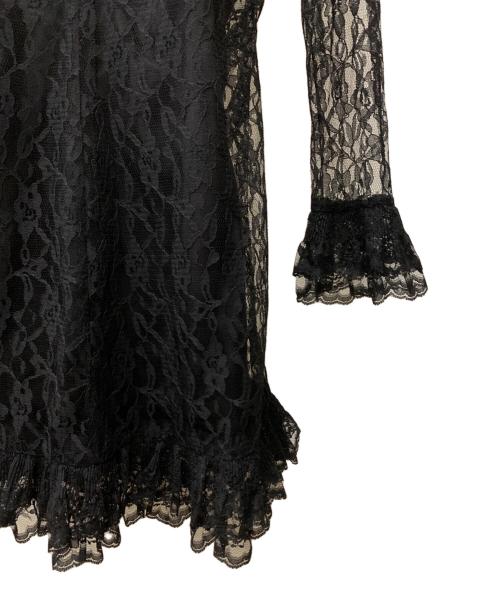 ANNA SUI（アナスイ）ANNA SUI (アナスイ) 薄手カーディガン ブラック サイズ:XLの古着・服飾アイテム