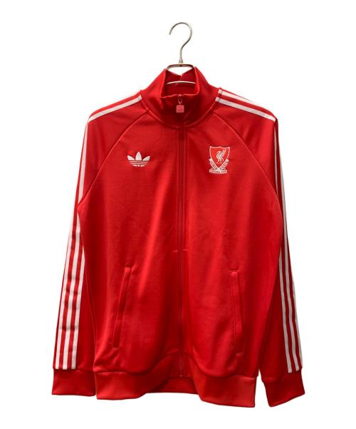 adidas（アディダス）adidas (アディダス) トラックジャケット レッド サイズ:Mの古着・服飾アイテム