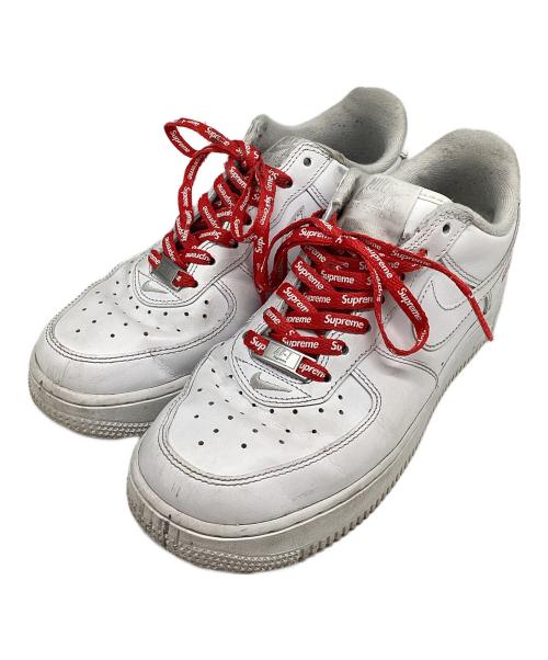 NIKE（ナイキ）NIKE (ナイキ) Supreme (シュプリーム) Air Force 1 Low ホワイト サイズ:24cmの古着・服飾アイテム