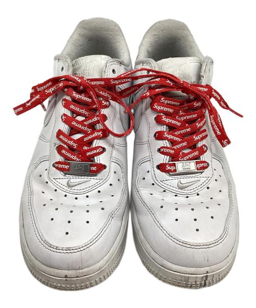 NIKE（ナイキ）NIKE (ナイキ) Supreme (シュプリーム) Air Force 1 Low ホワイト サイズ:24cmの古着・服飾アイテム