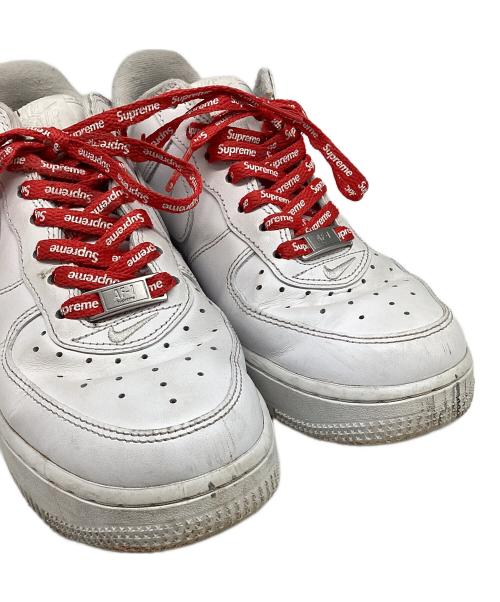 NIKE（ナイキ）NIKE (ナイキ) Supreme (シュプリーム) Air Force 1 Low ホワイト サイズ:24cmの古着・服飾アイテム