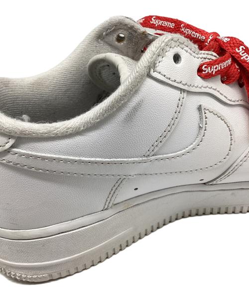 NIKE（ナイキ）NIKE (ナイキ) Supreme (シュプリーム) Air Force 1 Low ホワイト サイズ:24cmの古着・服飾アイテム