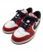 NIKEナイキ）の古着「AIR JORDAN 1 RETRO LOW」｜レッド×ホワイト