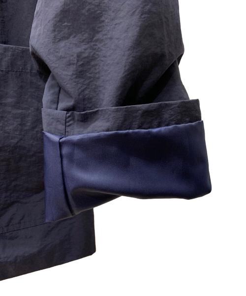 WGONG（ダブルゴング）WGONG (ダブルゴング) RETRO SIMPLE HOODIE W694 ネイビー サイズ:Lの古着・服飾アイテム