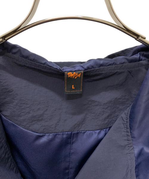 WGONG（ダブルゴング）WGONG (ダブルゴング) RETRO SIMPLE HOODIE W694 ネイビー サイズ:Lの古着・服飾アイテム