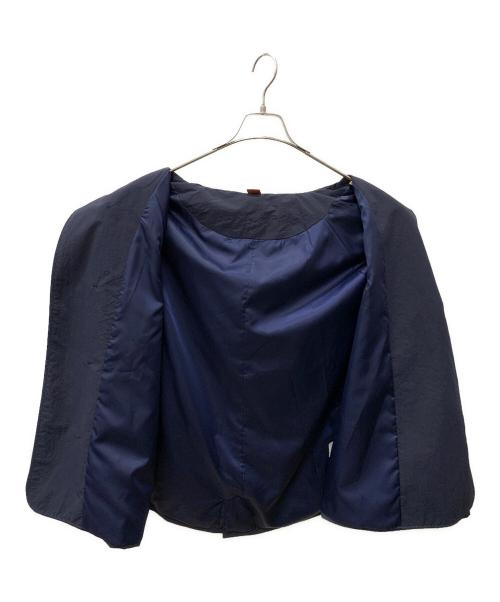 WGONG（ダブルゴング）WGONG (ダブルゴング) RETRO SIMPLE HOODIE W694 ネイビー サイズ:Lの古着・服飾アイテム