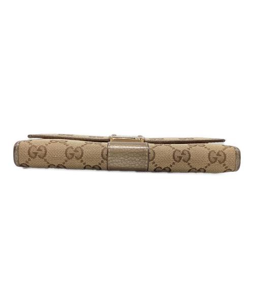 GUCCI（グッチ）GUCCI (グッチ) 長財布 ブラウンの古着・服飾アイテム