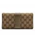 GUCCI (グッチ) 長財布 ブラウン：6000円